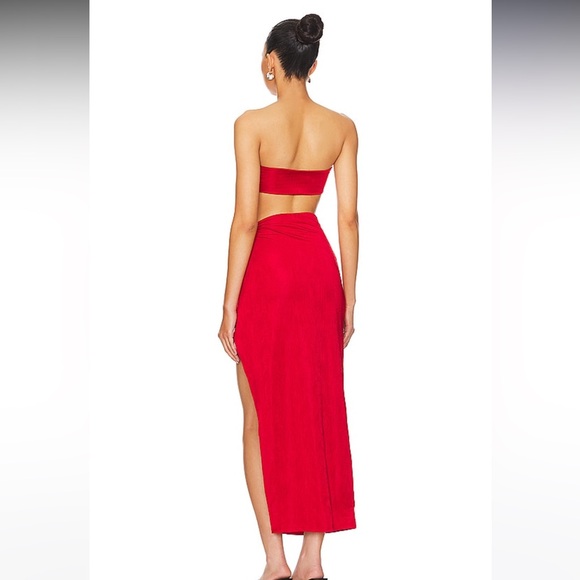 *NWT Superdown Karolyna Maxi Skirt Set in Red Size XL - Picture 3 of 6
